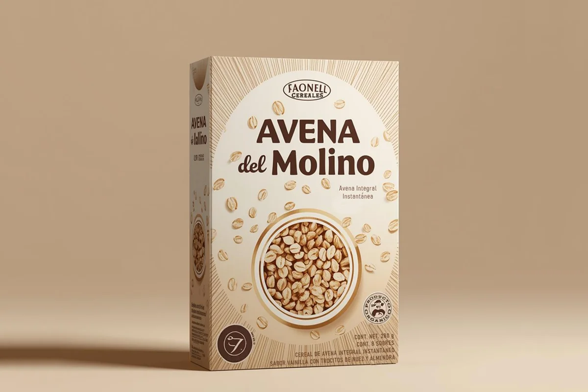 Empaque caja avena