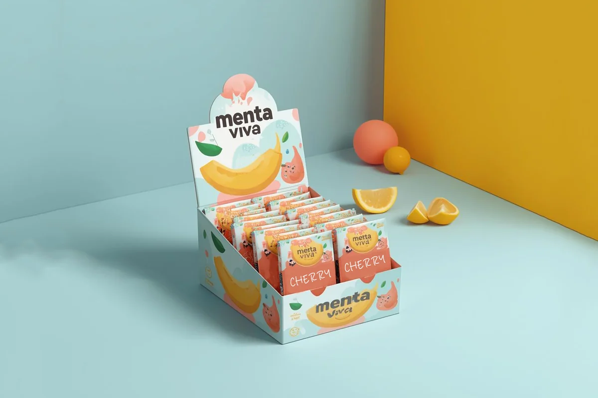 Empaque caja caja dulces offset