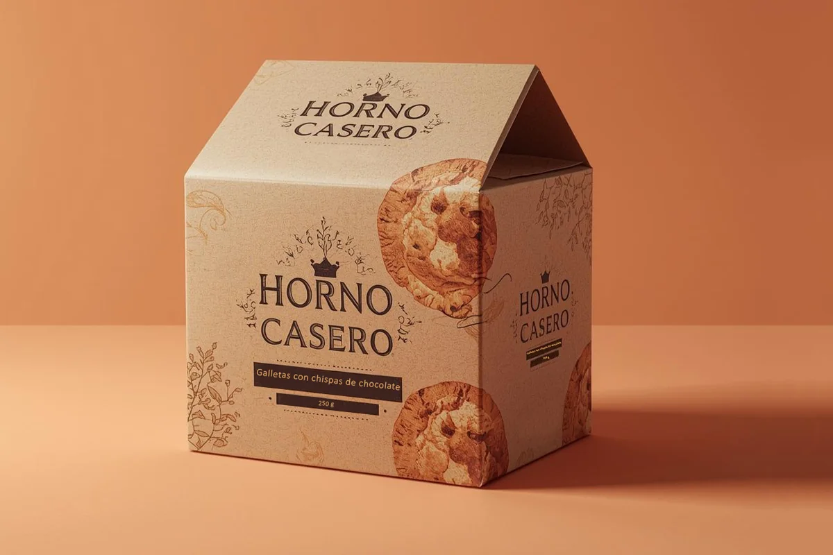 Empaque caja galletas offset